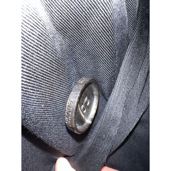 Women's Size Small AllSaints Bexley Mac Jacket Trench Black Coat - Picture 16 of 16